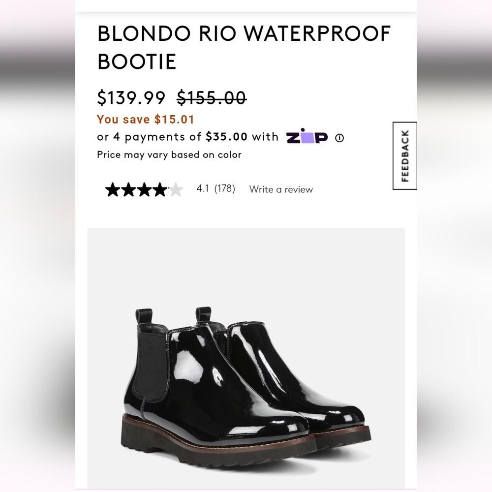 Blondo Waterproof Chelsea Bootie